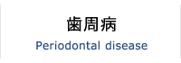 歯周病 Periodontal disease